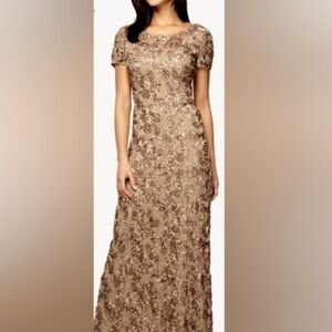 Alex Evenings Gorgeous Lace A-Line Gown